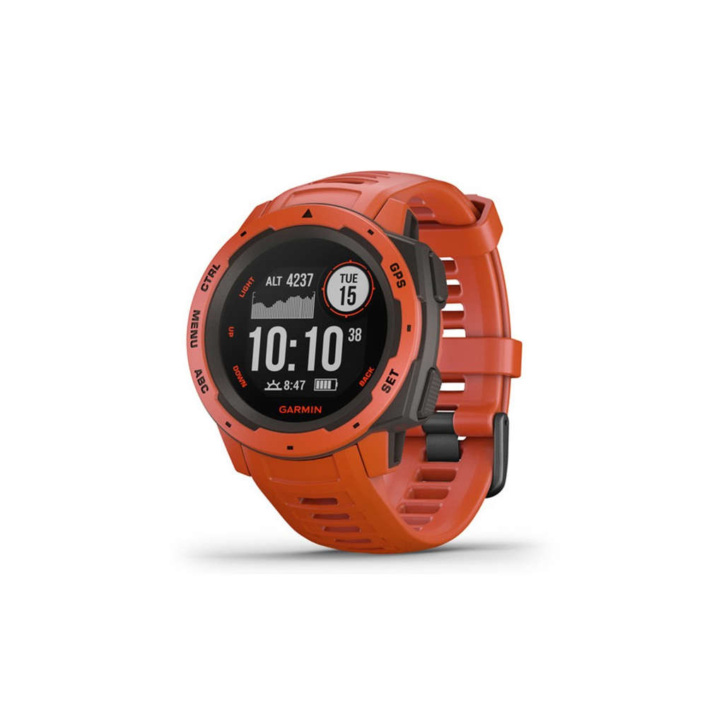 Смарт-годинник Garmin Instinct, Flame Red (010-02064-02) - зображення 1