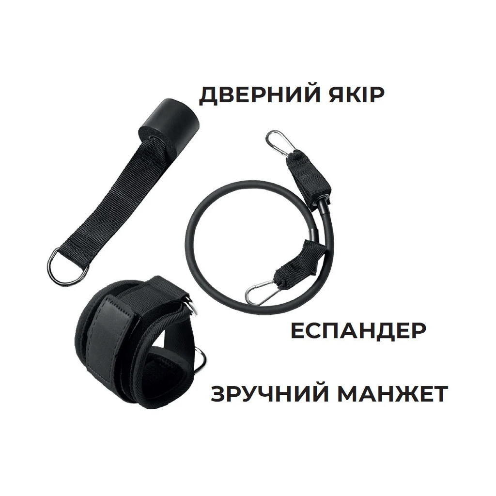 Манжета для тяги PowerPlay 4334 Чорна (PP_4334_Black) - изображение 3