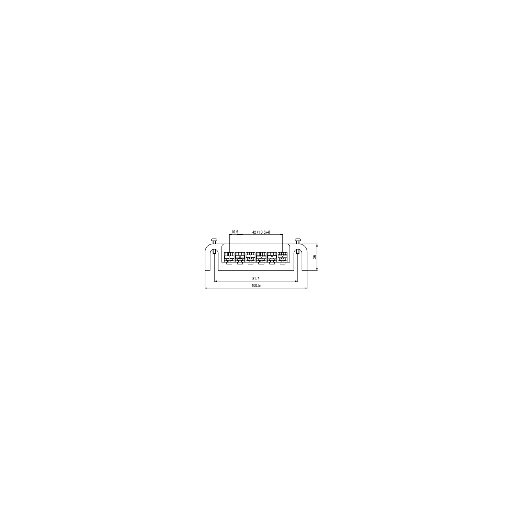 Бридж для гітари Paxphil BM004 Chrome - зображення 4