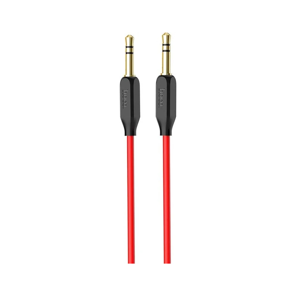 Кабель мультимедійний 3.5mm M to 3.5mm M 1.0m Black HOCO (6957531079293) - изображение 3