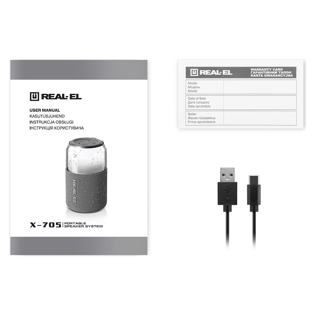 Акустична система REAL-EL X-705 Red (EL121600025) - зображення 11