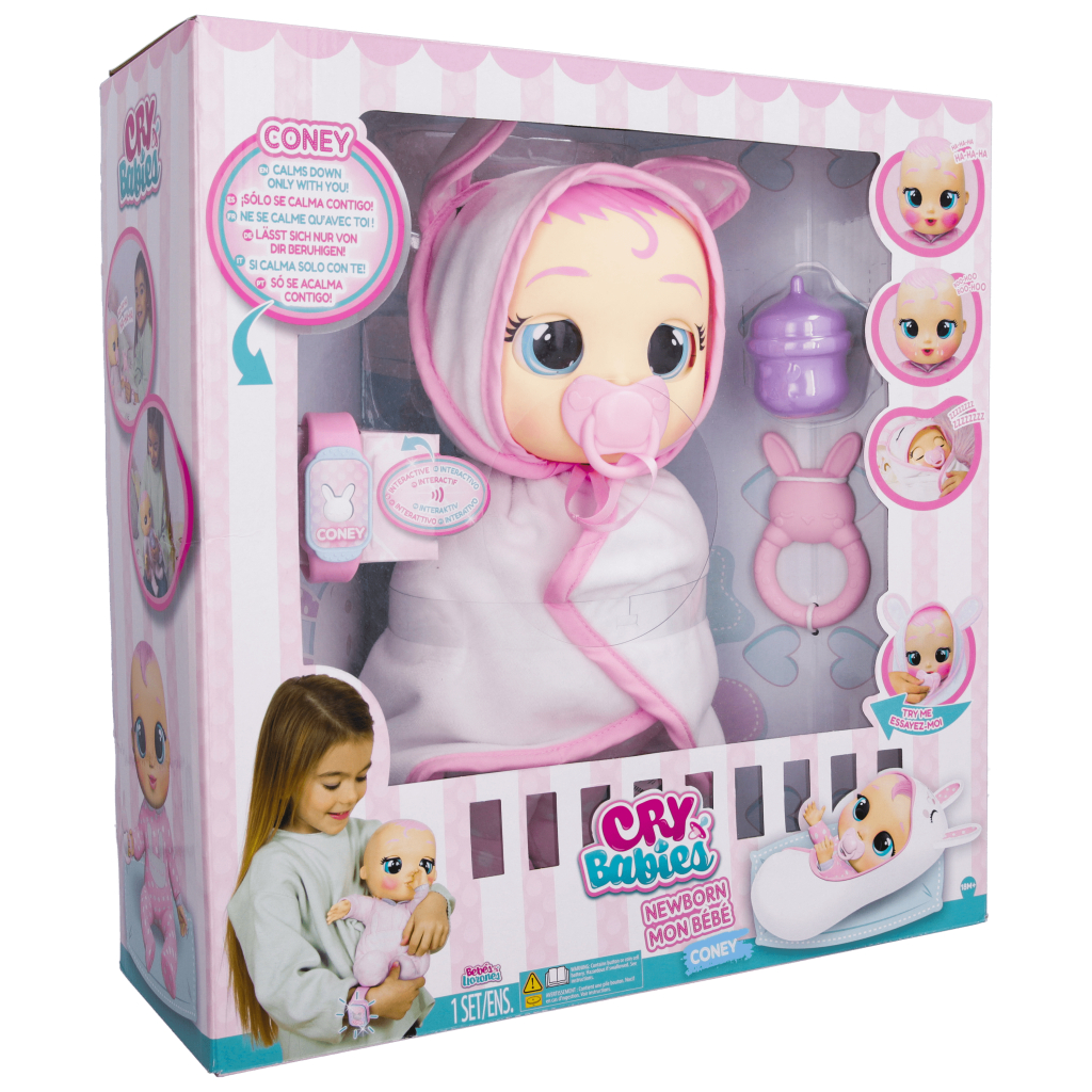Лялька IMC Toys CRY BABIES Інтерактивна Плакса Новонароджена Коні (911284) - зображення 11