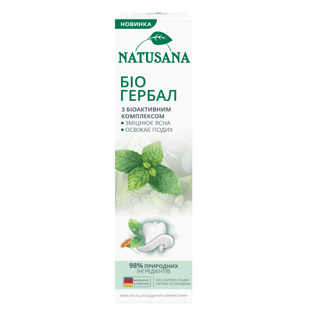 Зубна паста Natusana Біо Гербал 100 мл (4016369668016) - изображение 4