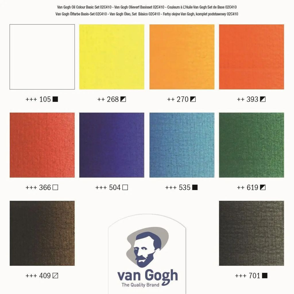 Олійні фарби Royal Talens Van Gogh 10 кольорів 20 мл (8712079231361) - зображення 2