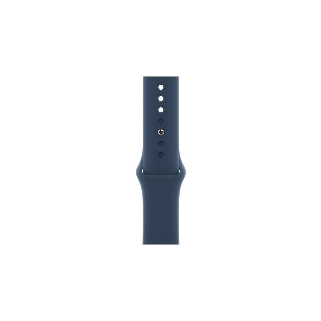 Смарт-годинник Apple Watch SE GPS, 44mm Silver Aluminium Case with Abyss Blue Sport Band (MKQ43UL/A) - зображення 3