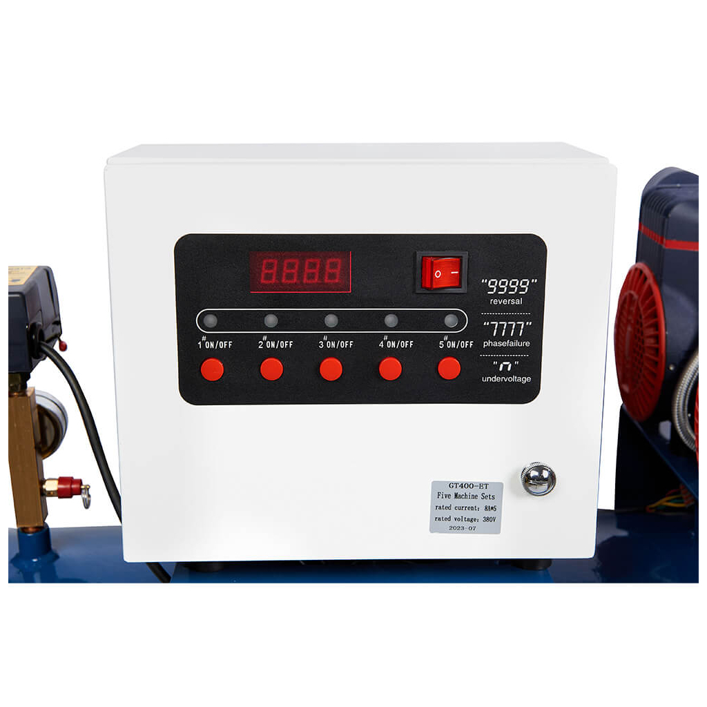 Компресор Enersol безолійний, 1650 л/хв, 8.4 кВт, 126.0 кг (ES-AC1650-300-10OF) - зображення 6