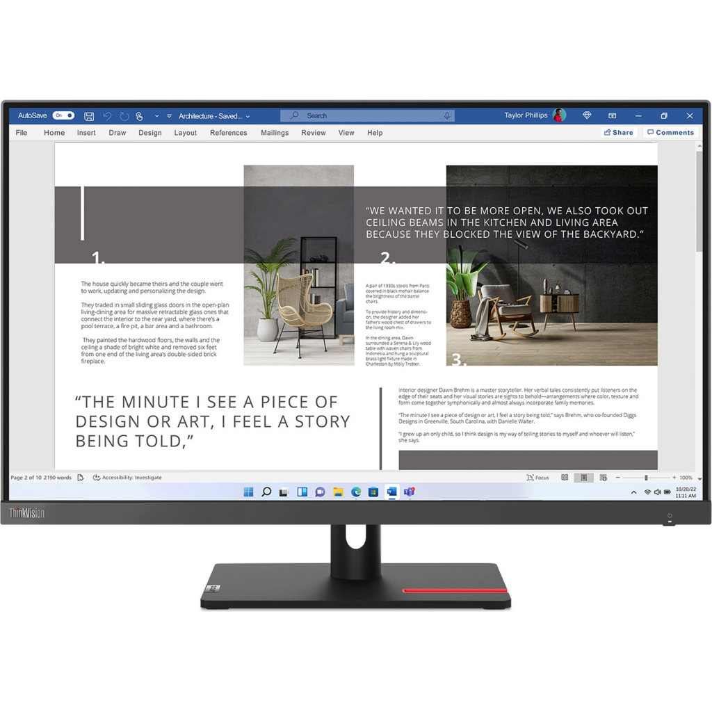 Монітор Lenovo S27i-30 (63DFKAT4UA) - зображення 10
