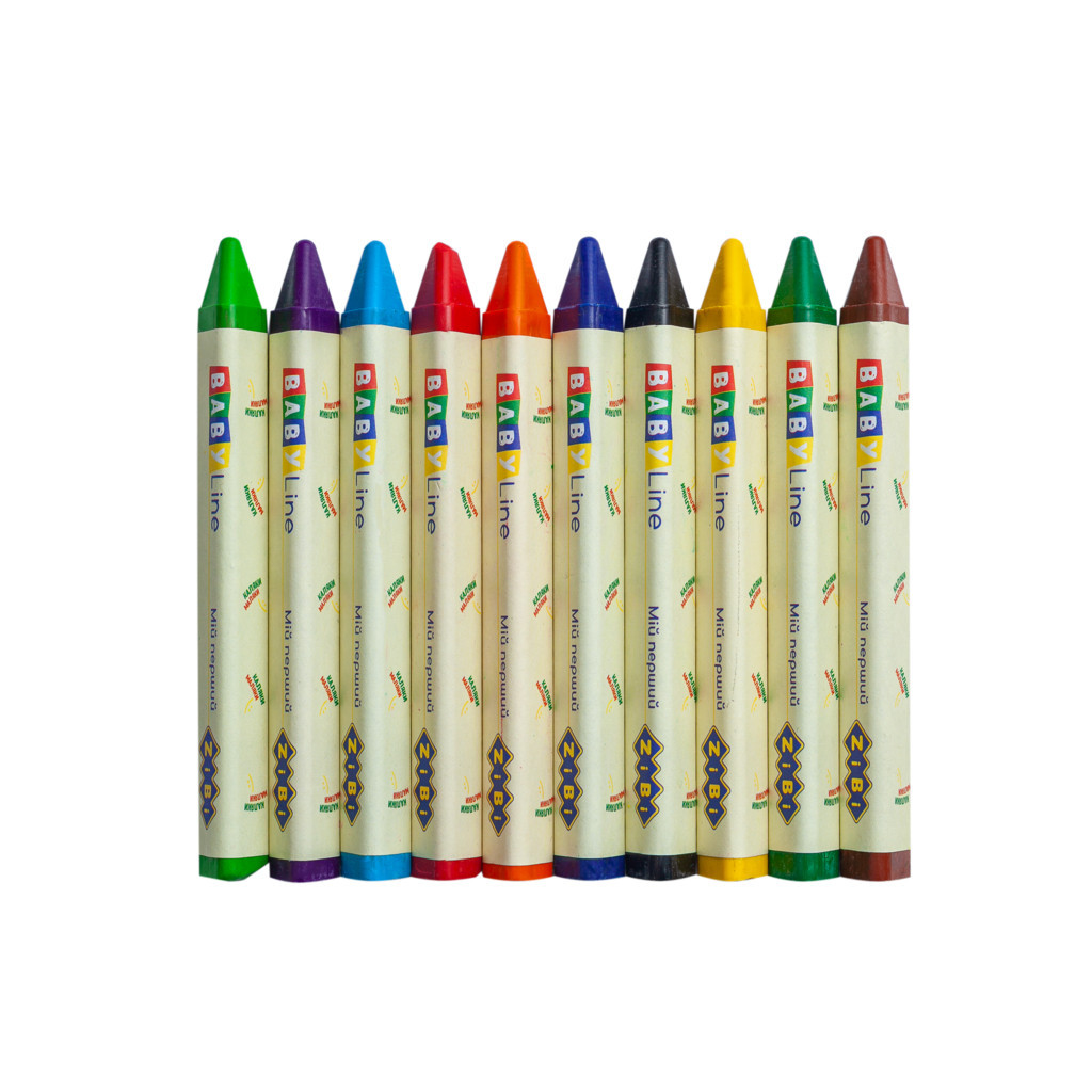 Олівці кольорові ZiBi Baby line Jumbo воскові трикутні 10 шт (ZB.2482) - зображення 3