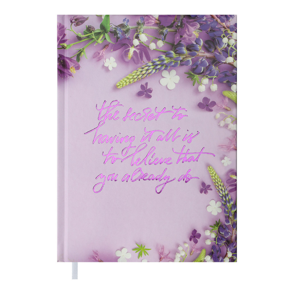 Тижневик Buromax недатований Pretty, А5, фіолетовий 288 сторінок (BM.2034-07) - зображення 1