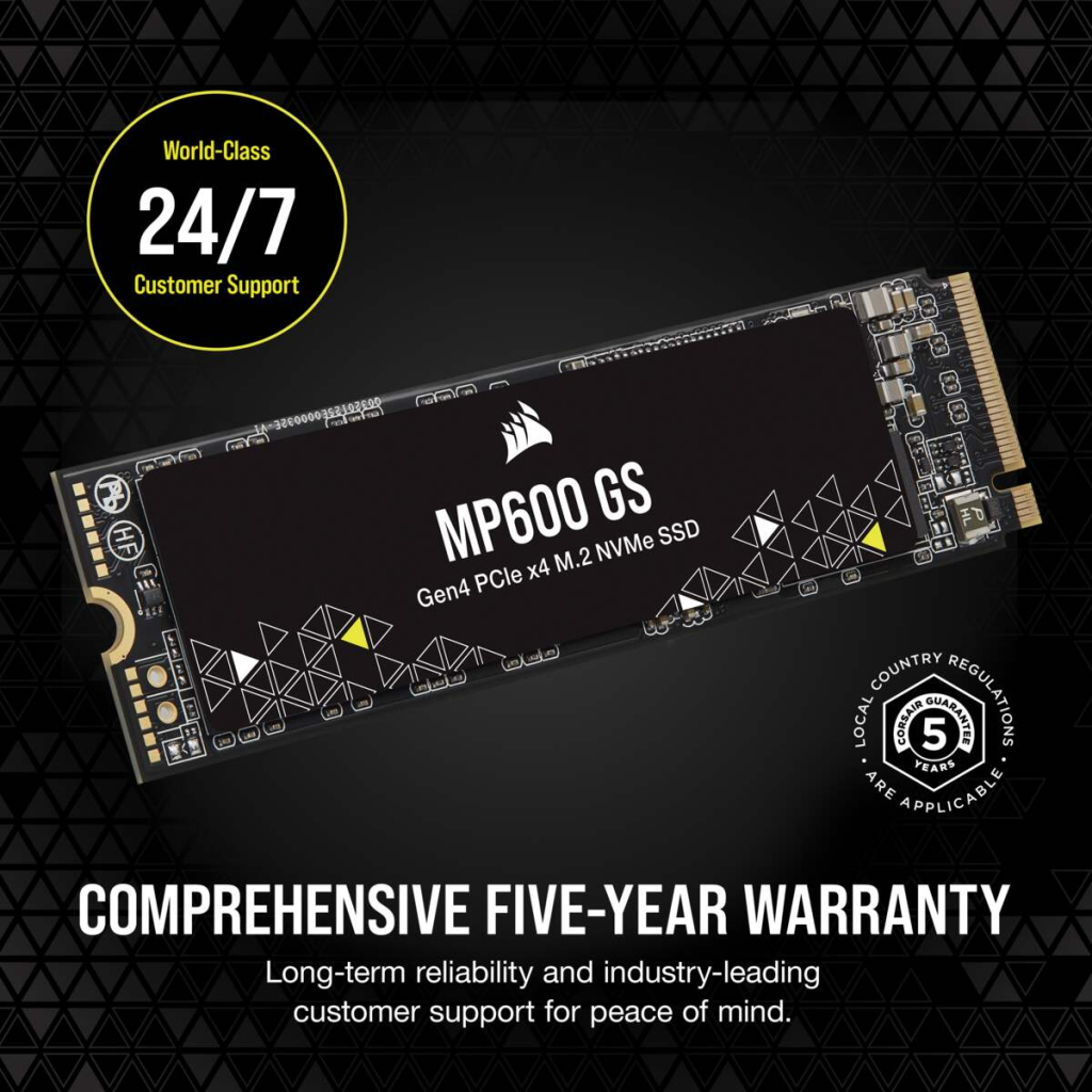 Накопичувач SSD M.2 2280 1TB MP600GS Corsair (CSSD-F1000GBMP600GS) - изображение 12