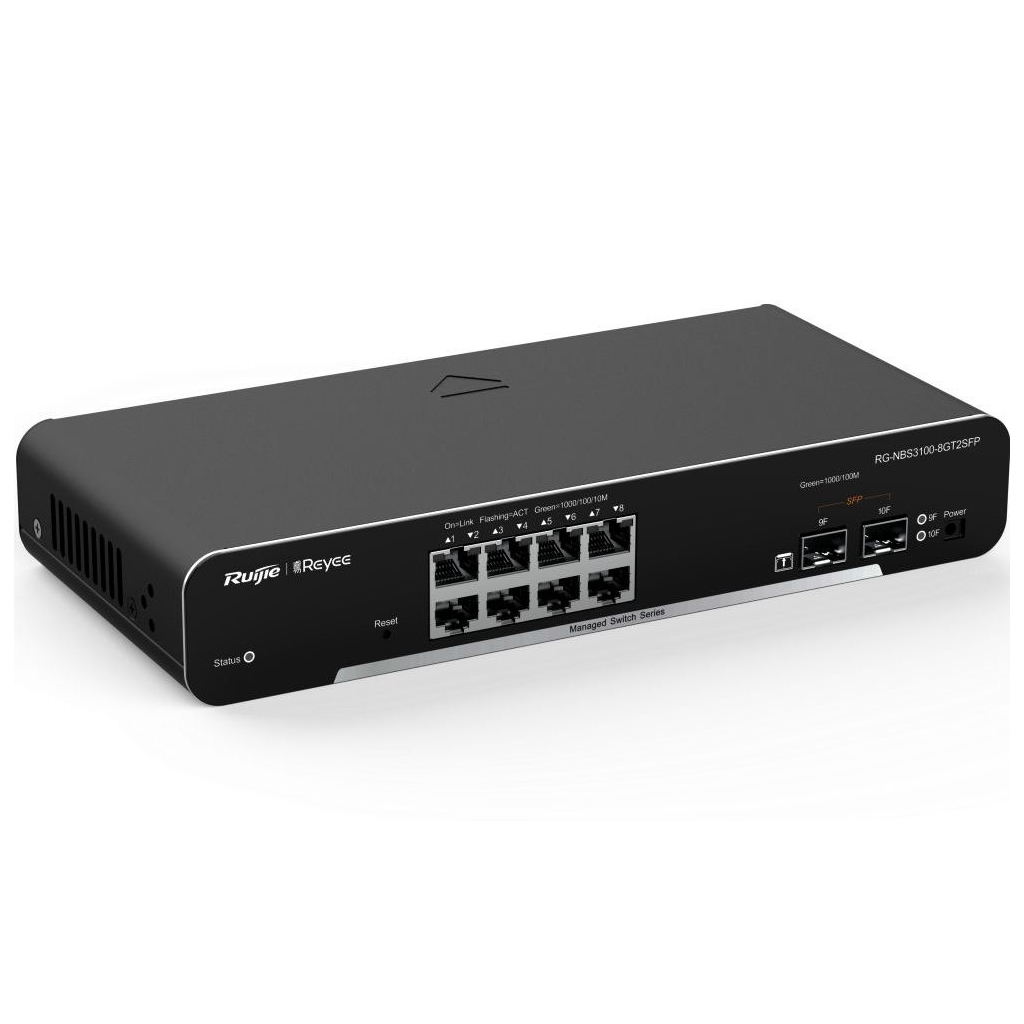 Комутатор мережевий Ruijie Networks RG-NBS3100-8GT2SFP - зображення 3