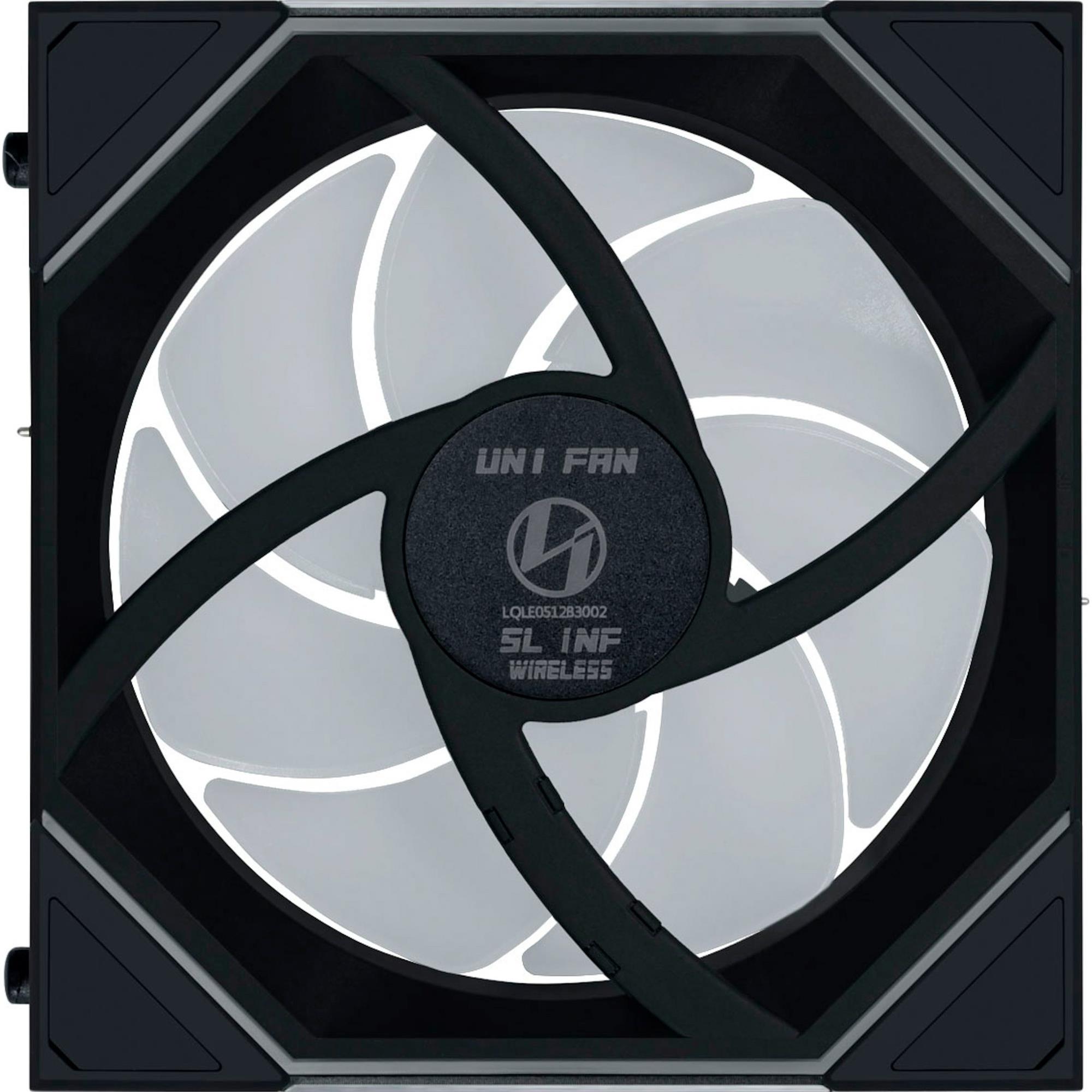 Вентилятор Lian Li Uni Fan SL-INF Wireless 120-3 Black (G99.12SLIN1W3B.00) - изображение 10