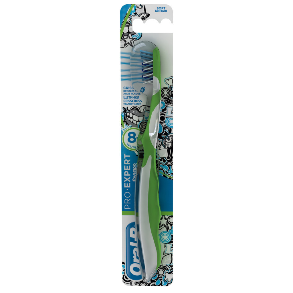 Дитяча зубна щітка Oral-B Stages 4 (від 8 років) м'яка 1 шт (3014260278342) - зображення 1