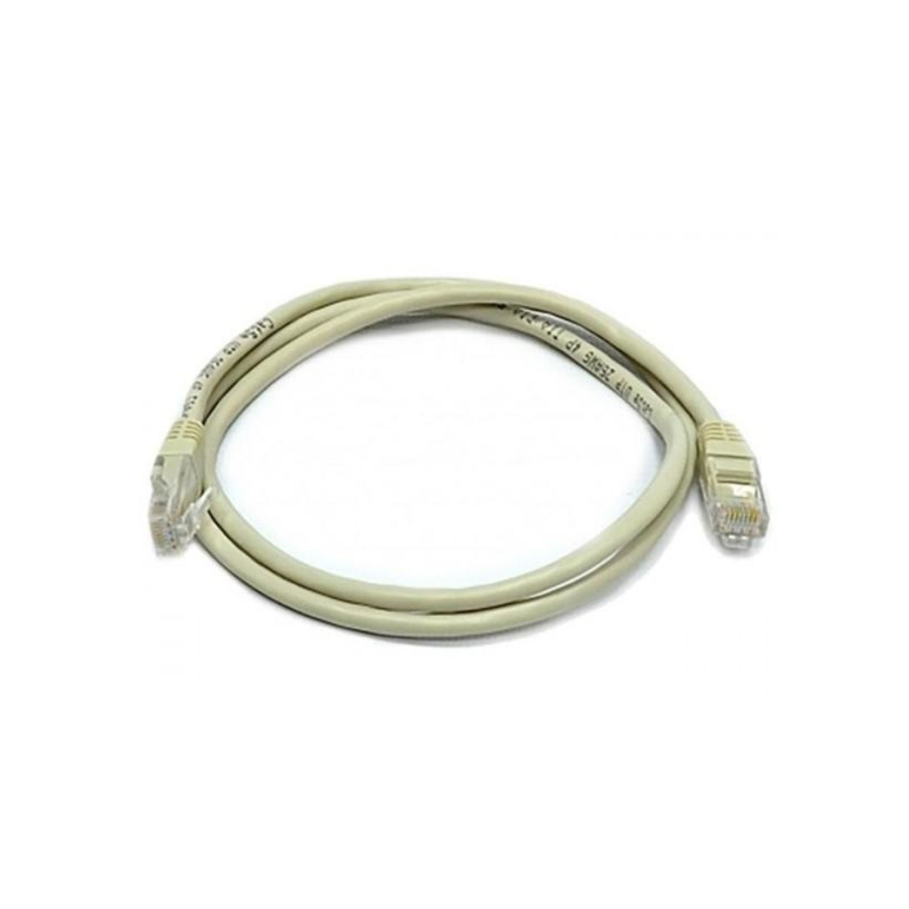Патч-корд Kingda 0.5м, UTP, cat.6, CU, 24AWG, grey (KD-PAUT6050GY) - зображення 1