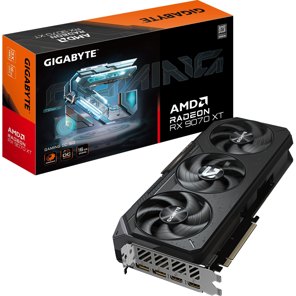Відеокарта GIGABYTE Radeon RX 9070 XT 16Gb GAMING OC (GV-R9070XTGAMING OC-16GD) - зображення 11