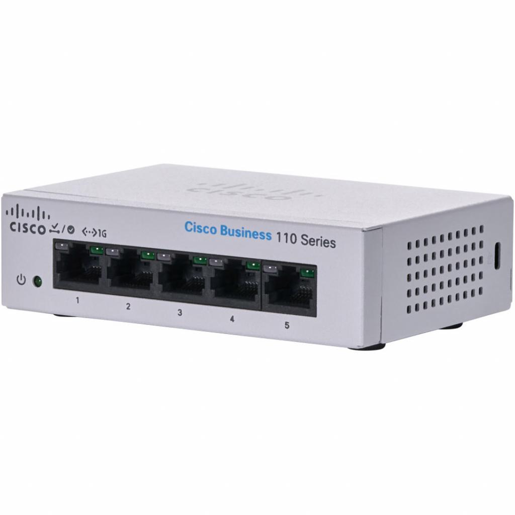 Комутатор мережевий Cisco CBS110-5T-D-EU - зображення 1