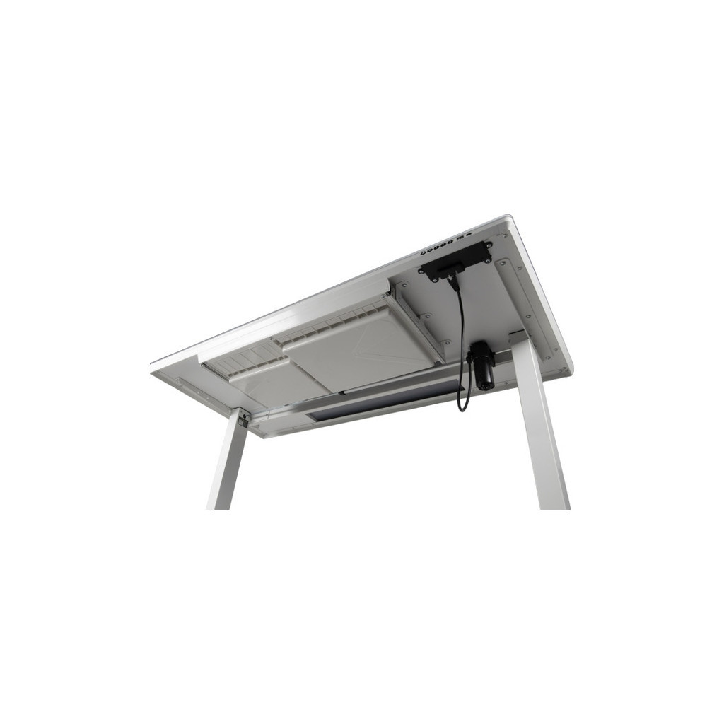 Комп'ютерний стіл Barsky StandUp white glass 1200*600 (BST-12new) - зображення 9