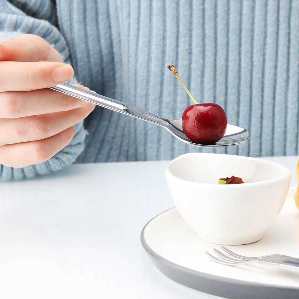 Набір туристичного посуду NexTool Stainless Steel виделка + ложка (665000) - зображення 3