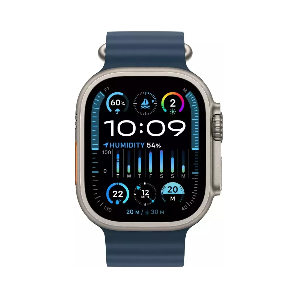 Ремінець до смарт-годинника Apple 49mm Blue Ocean Band (MT633ZM/A) - зображення 4