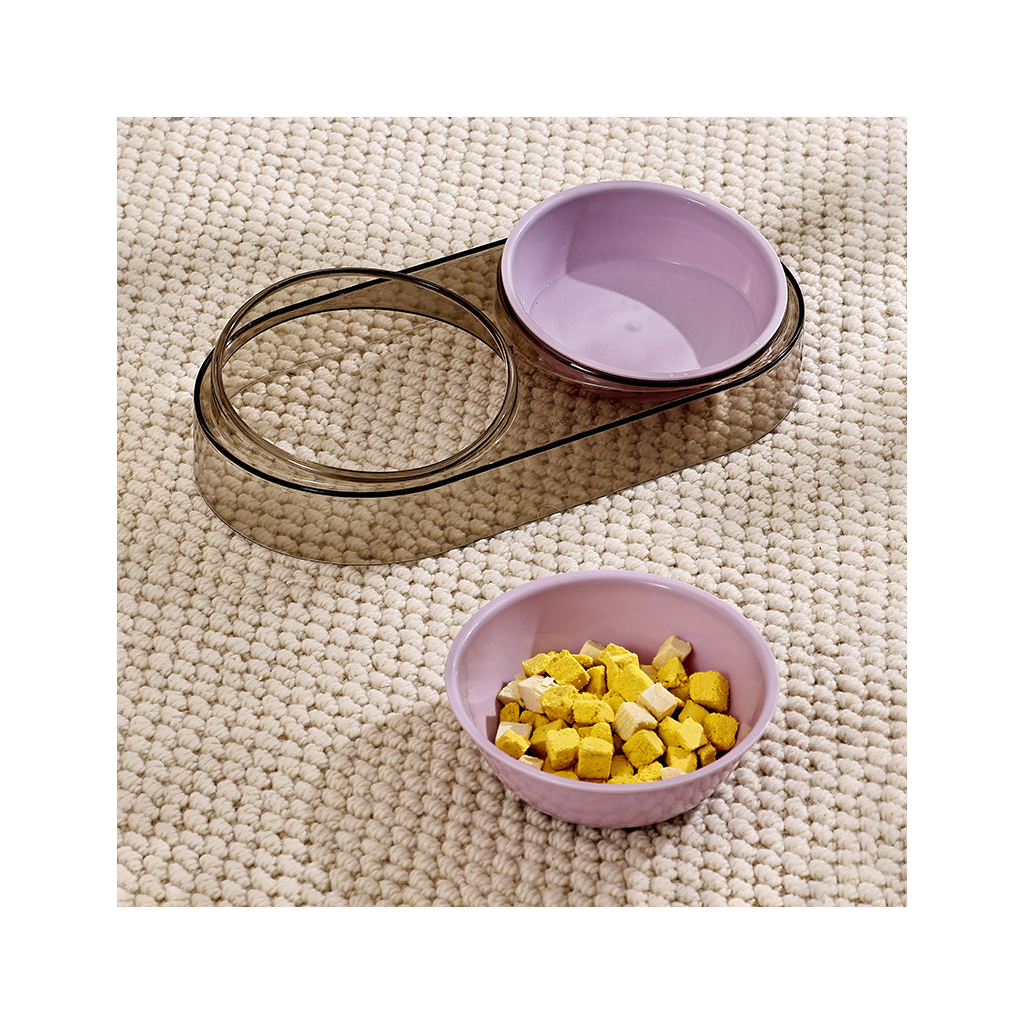 Посуд для котів Me&Pet Миска подвійна фіолетова (NMP28-3) - изображение 8