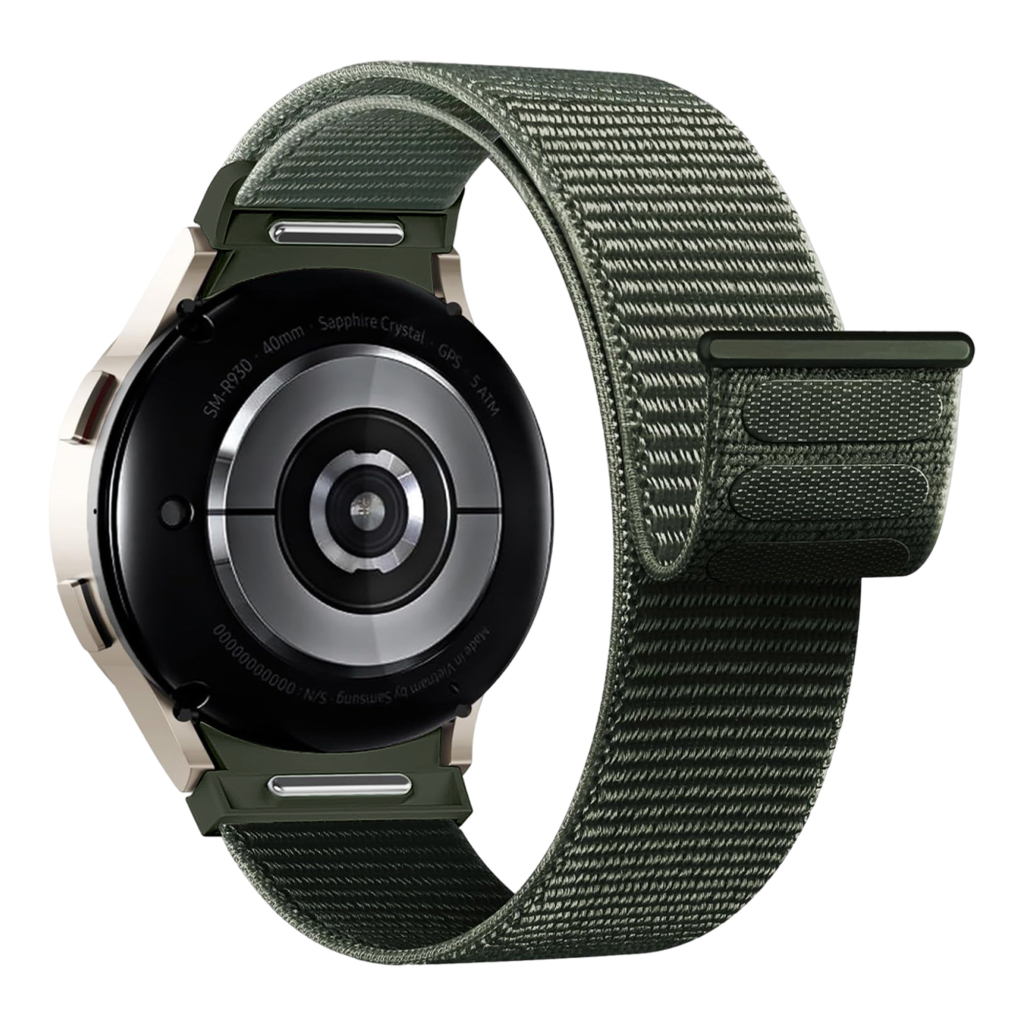 Ремінець до смарт-годинника Armorstandart Nylon Band для Samsung Galaxy Watch 7 / FE / 6 / 6 Classic / 5 / 5 Pro / 4 / 4 Classic Khaki (ARM86850) - зображення 1