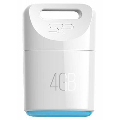 USB флеш накопичувач Silicon Power 4GB Touch T06 White USB 2.0 (SP004GBUF2T06V1W) - зображення 1