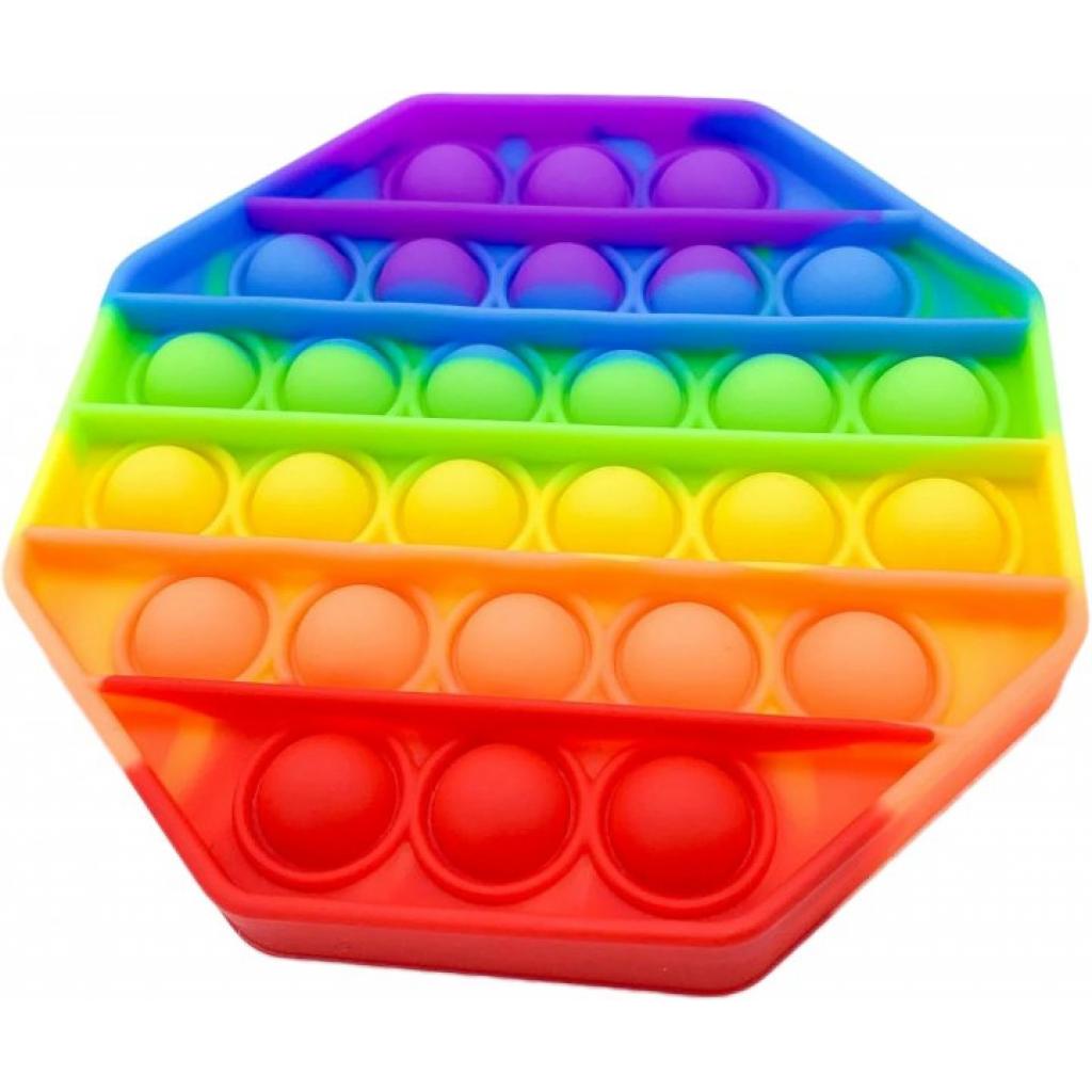 Антистрес Sibelly антистрес Pop It Rainbow Octagon (SB-PPIT-RNB-OCT) - зображення 2