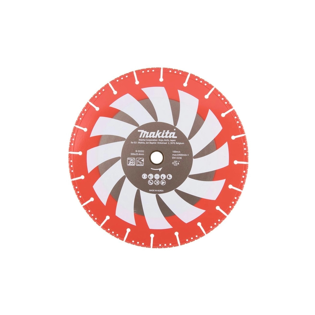 Круг відрізний Makita алмазний для рятувальних робіт 300х25,4 мм (B-55332) - зображення 1