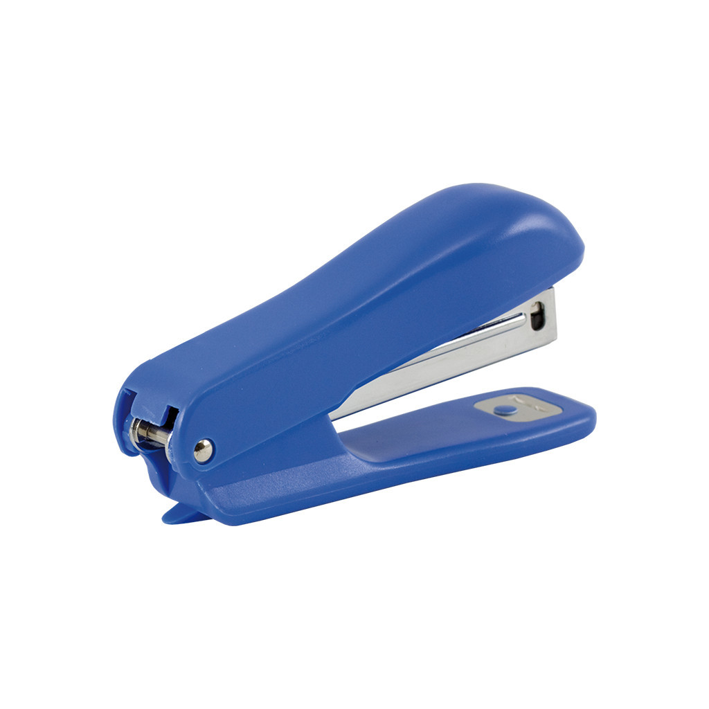 Степлер Buromax JOBMAX №10,10 аркушів 90x39x24мм, синій (BM.4102-02) - зображення 2