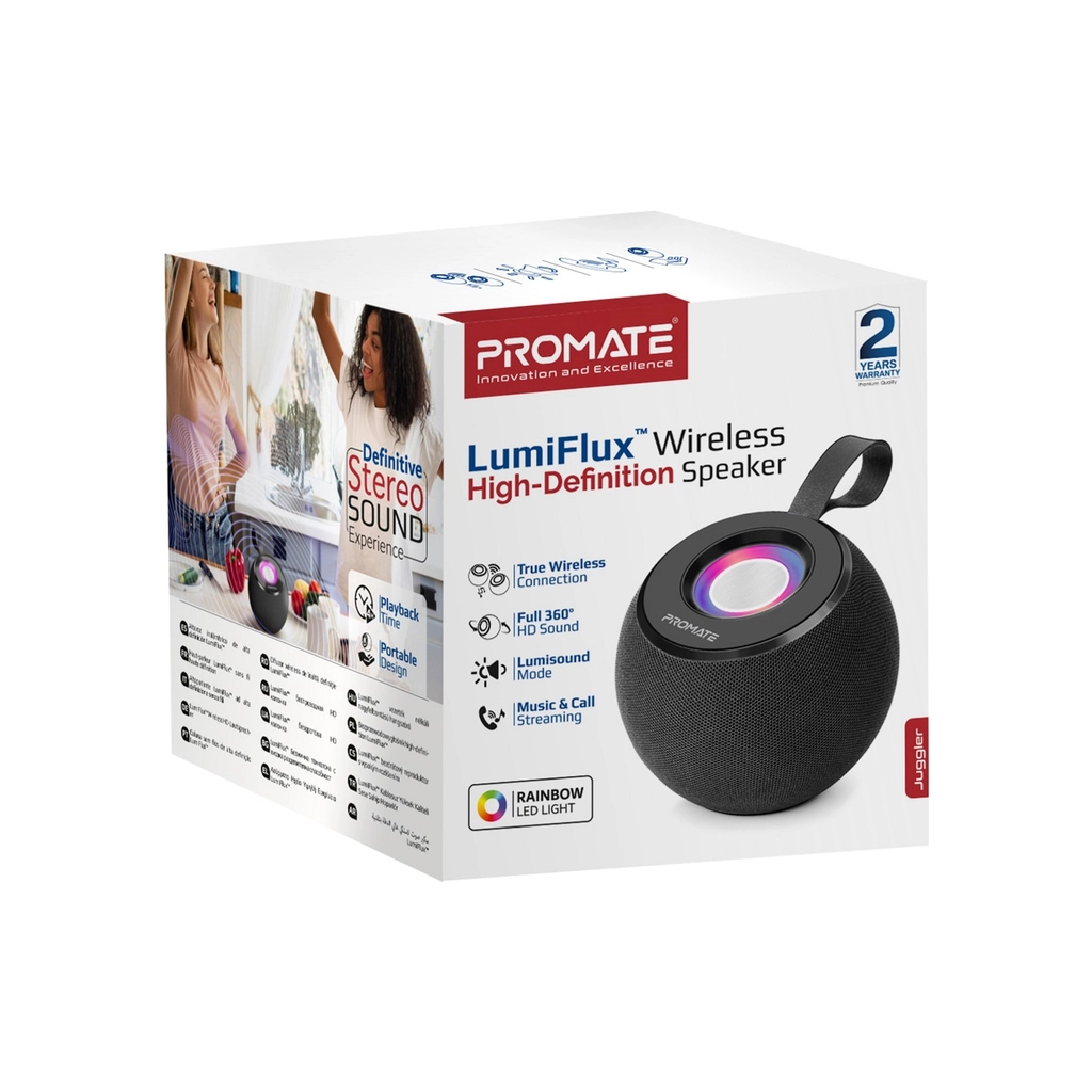 Акустична система Promate Juggler Black (juggler.black) - зображення 2