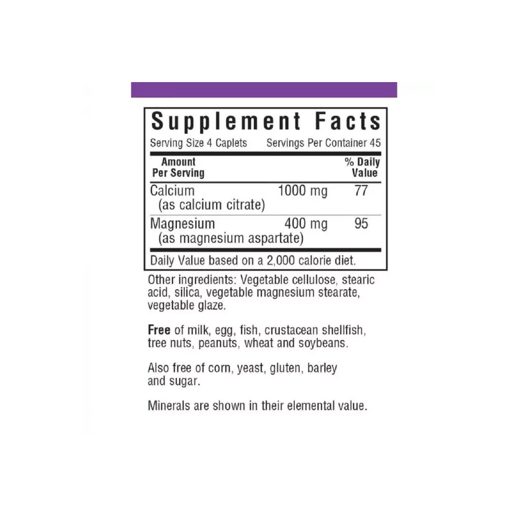 Мінерали Bluebonnet Nutrition Цитрат Кальція + Магній, 180 капсул (BLB-00718) - зображення 2
