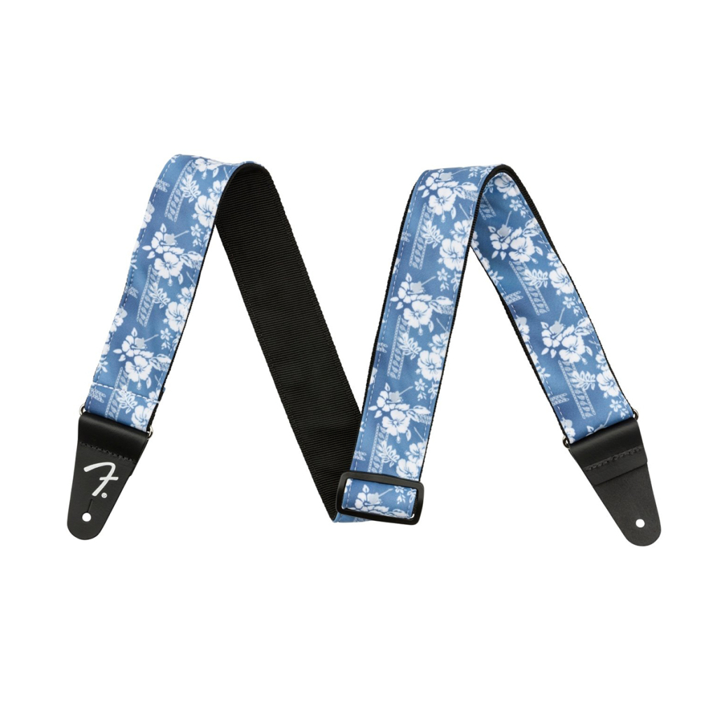 Ремінь для гітари Fender Strap 2" Hawaiian Straps Blue Floral (236943) - зображення 1