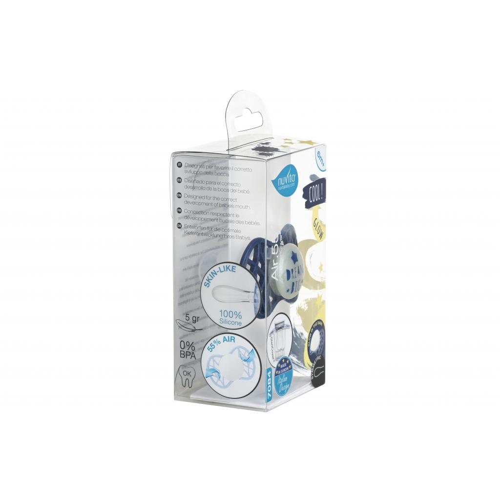 Пустушка Nuvita Air55 Cool 6m+ симетрична (світиться у темряві) (NV7085GBM) - зображення 4