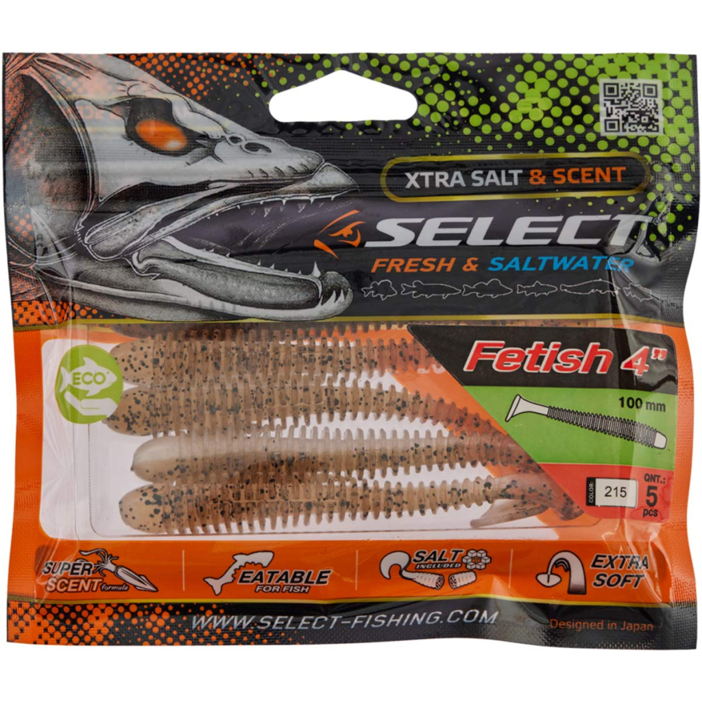 Силікон рибальський Select Fetish 4" 215 (5 шт/уп) (1870.71.64) - зображення 2