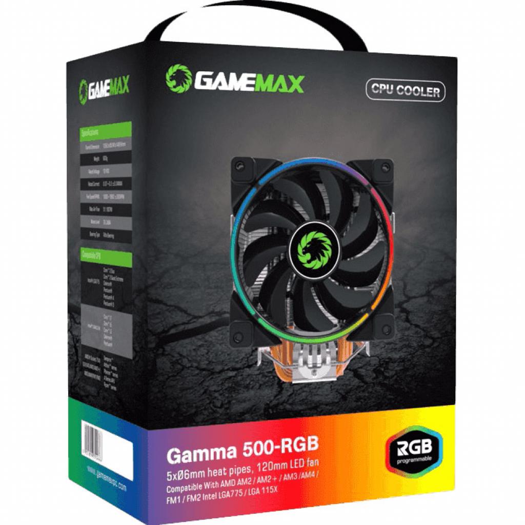 Кулер до процесора Gamemax GAMMA 500 RGB - зображення 6