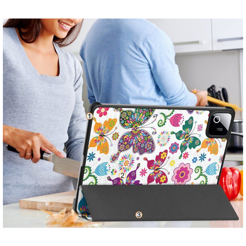 Чохол до планшета BeCover Smart Case Xiaomi Pad 8 / 8 Pro 11.2" Butterfly (714582) - зображення 6