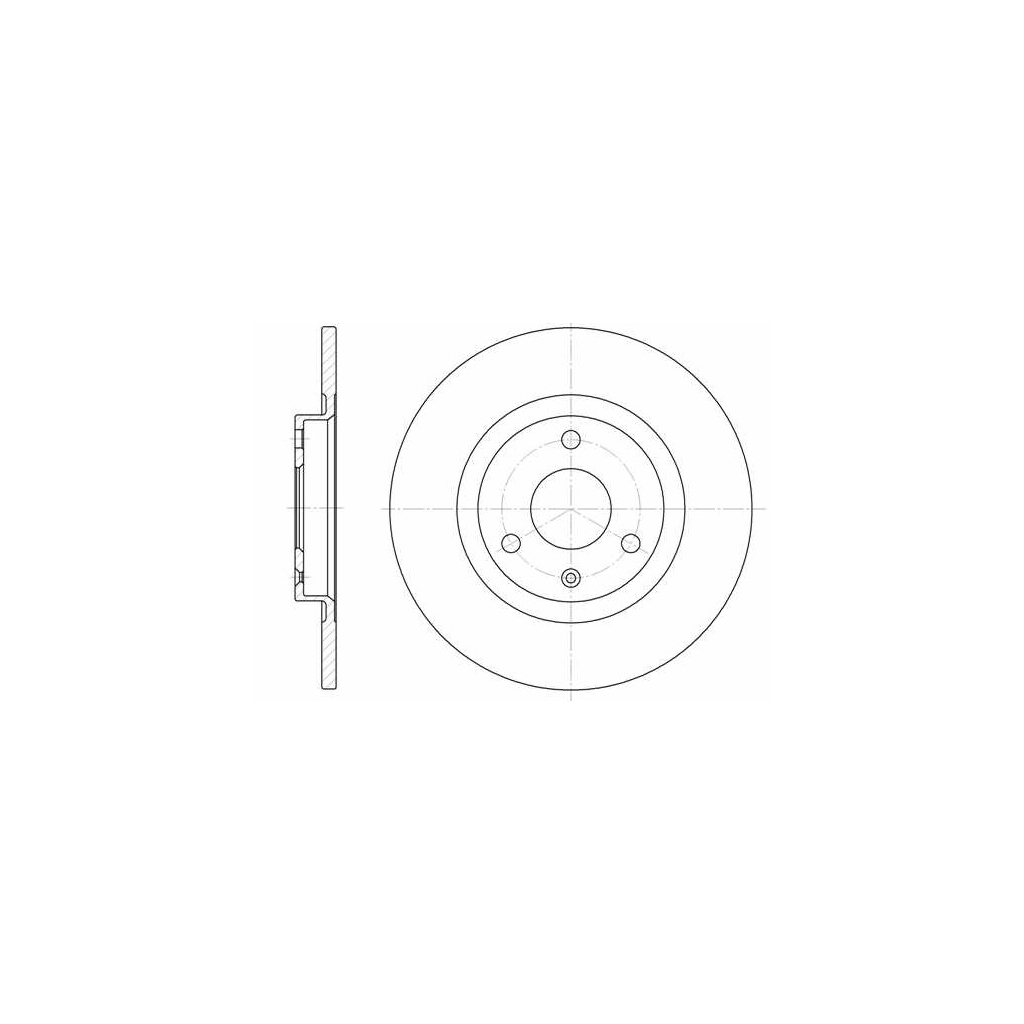 Гальмівний диск LPR C1221P - зображення 1