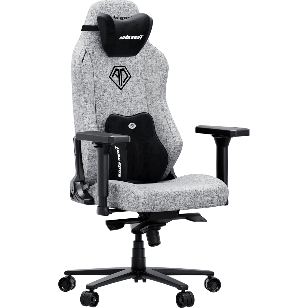 Крісло ігрове Anda Seat Phantom 3 Fabric Size XL Gray (AD18XL-52-G-F-G01) - зображення 2