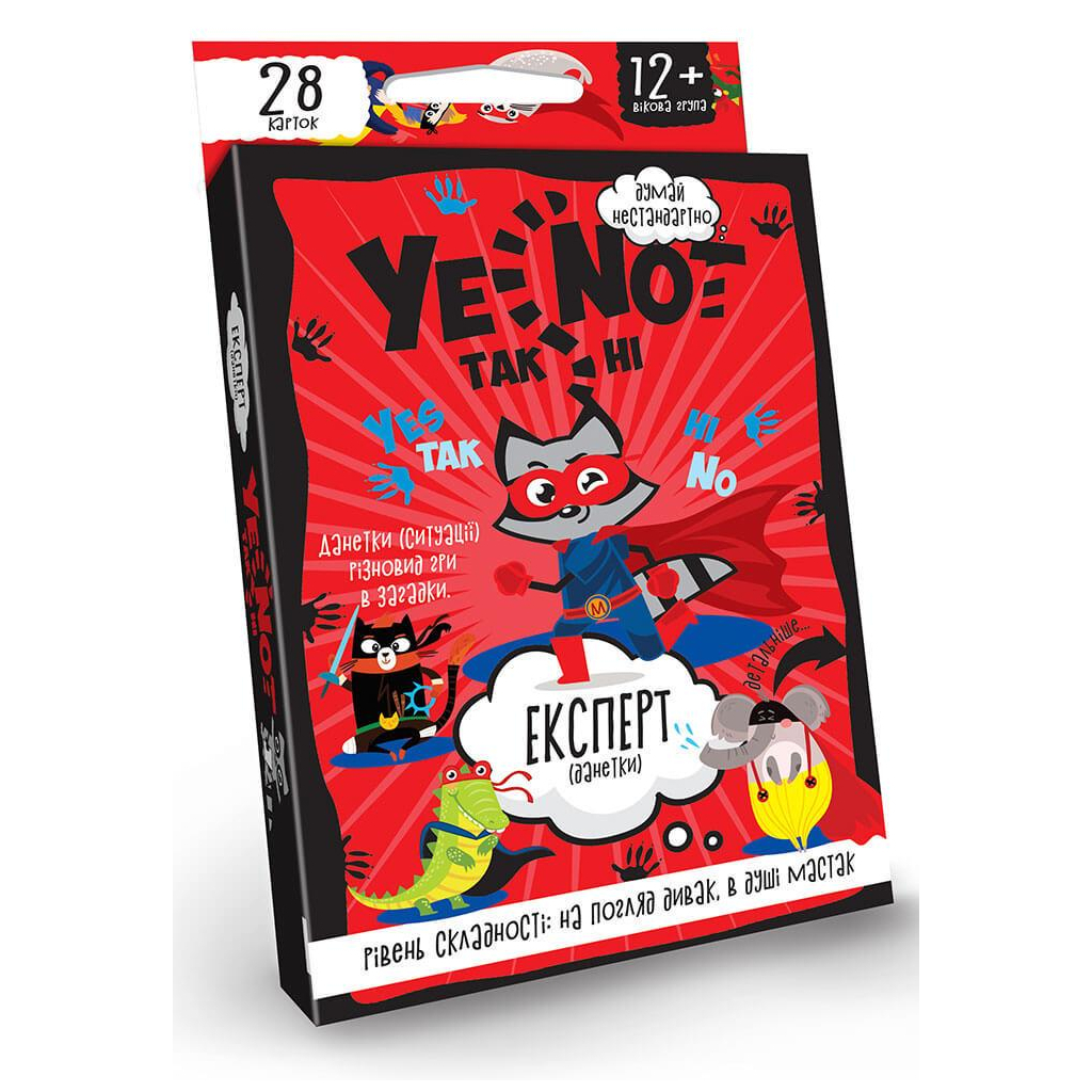 Настільна гра Danko Toys ТакНі. Експерт (укр) (YEN-01-03U) - зображення 1