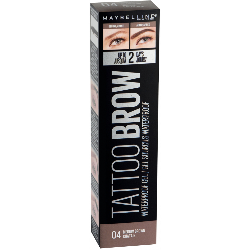 Гель для брів Maybelline New York Tattoo Brow Waterproof Gel 04 - Коричневий 5 мл (3600531546472) - изображение 3