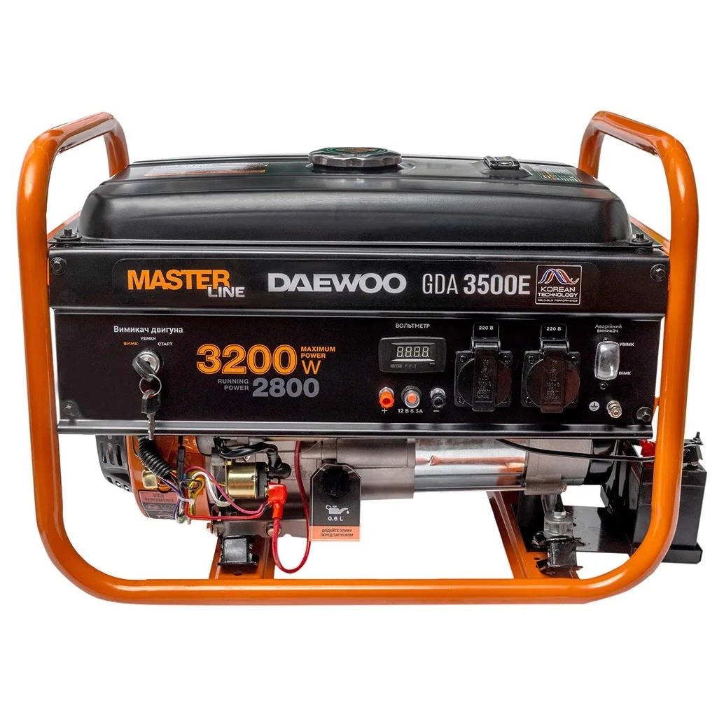 Генератор Daewoo GDA 3500E 3.2kW (GDA3500E) - зображення 2