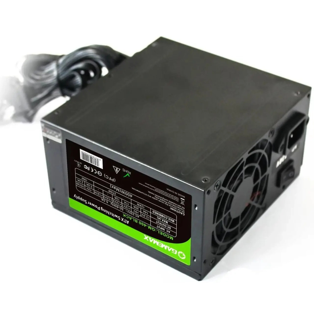 Блок живлення Gamemax GM-400-8CM Black - зображення 2