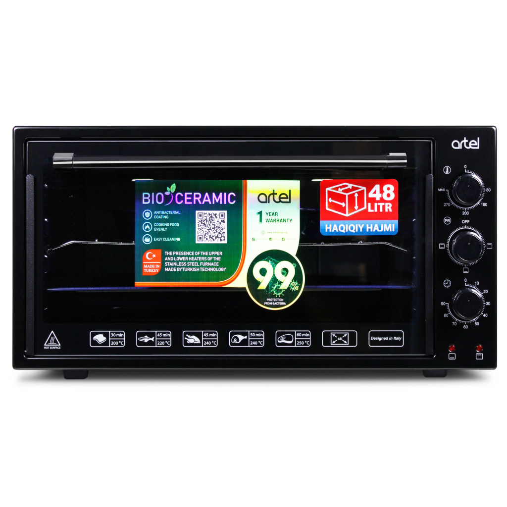 Електропіч Artel MD 4816 Black-red - изображение 4