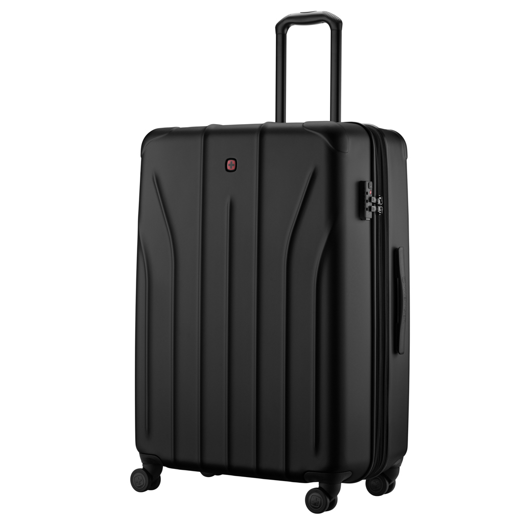 Валіза Wenger Oryson, велика, пластик, 4 колеса, чорна (653167) - зображення 1
