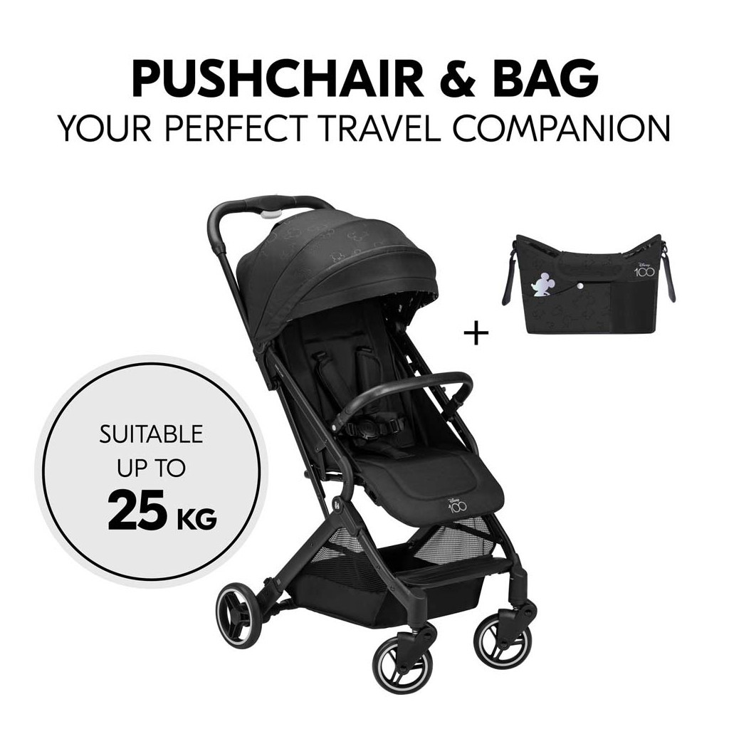 Коляска Hauck Travel N Care Disney 100 Black + органайзер (16023-7) - зображення 4
