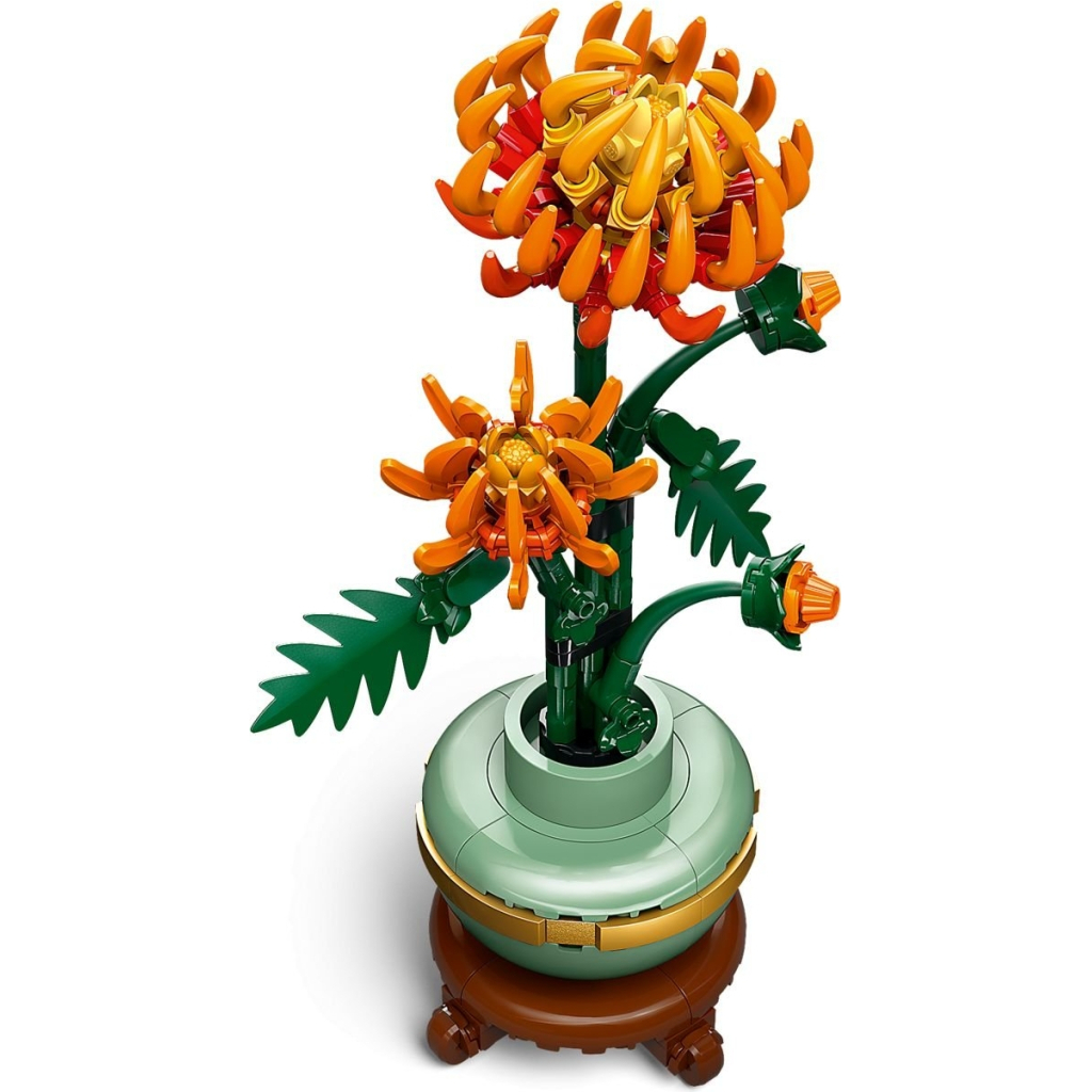 Конструктор LEGO Icons Хризантема 278 деталей (10368) - зображення 3