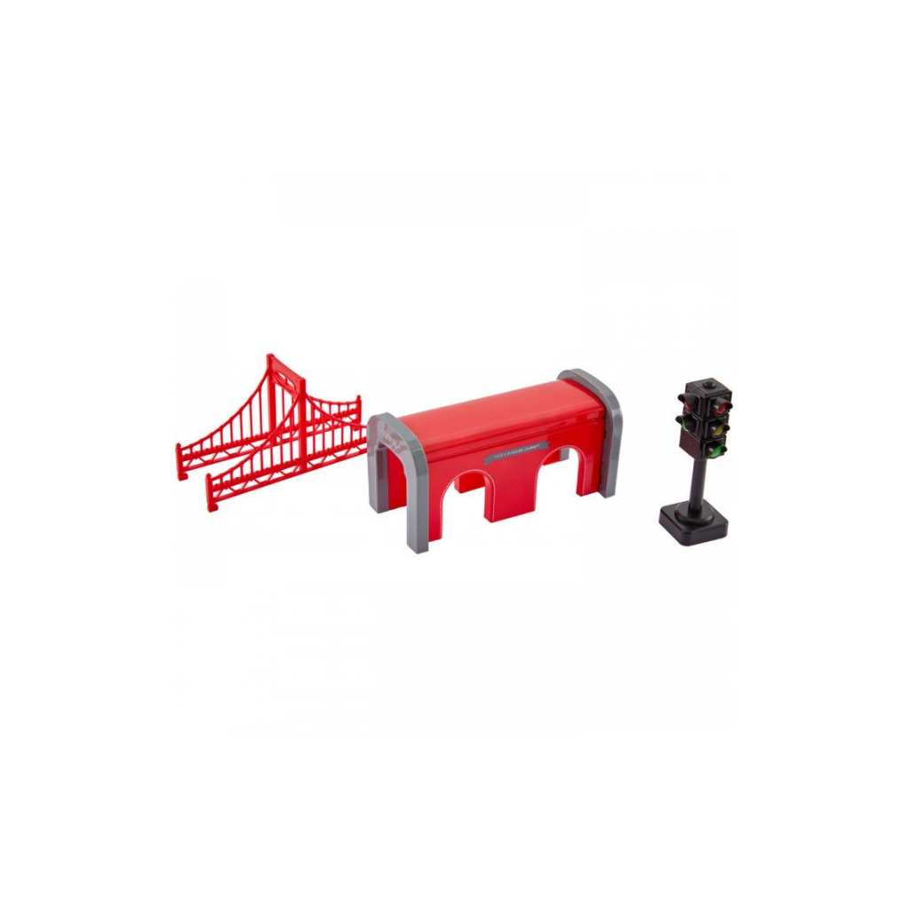 Залізниця ZIPP Toys Міський експрес 80 деталей, червоний (AU1885) - зображення 6