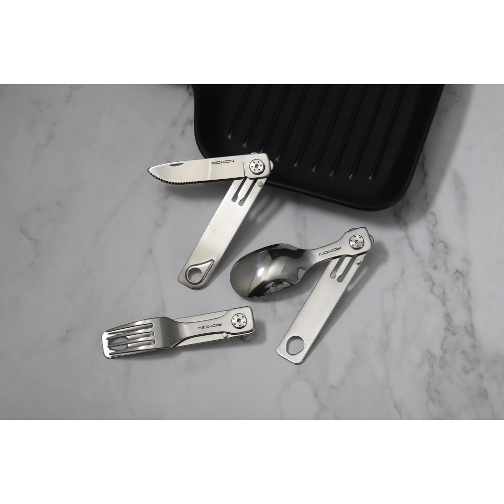 Ложка-виделка туристична Roxon C1 - зображення 4