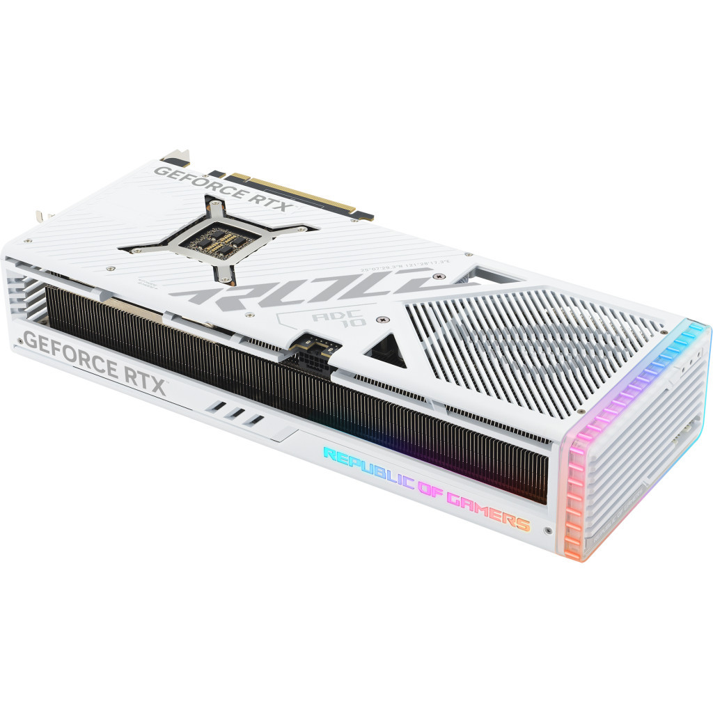 Відеокарта ASUS GeForce RTX4090 24GB ROG STRIX WHITE OC (ROG-STRIX-RTX4090-O24G-WHITE) - зображення 6