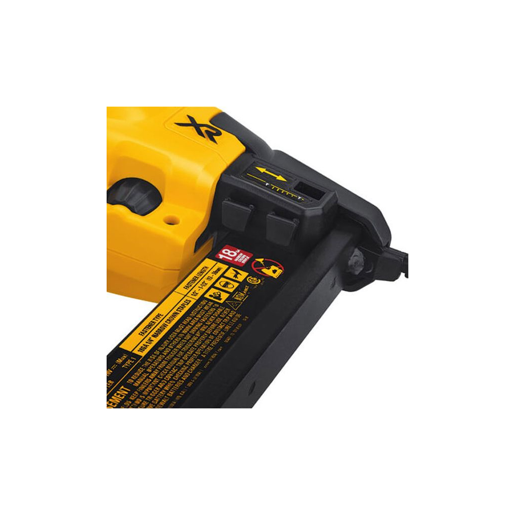 Степлер будівельний DeWALT 18В, діаметр/довжина скоби 1.25/38 мм (без АКБ та ЗП) (DCN681N) - изображение 4